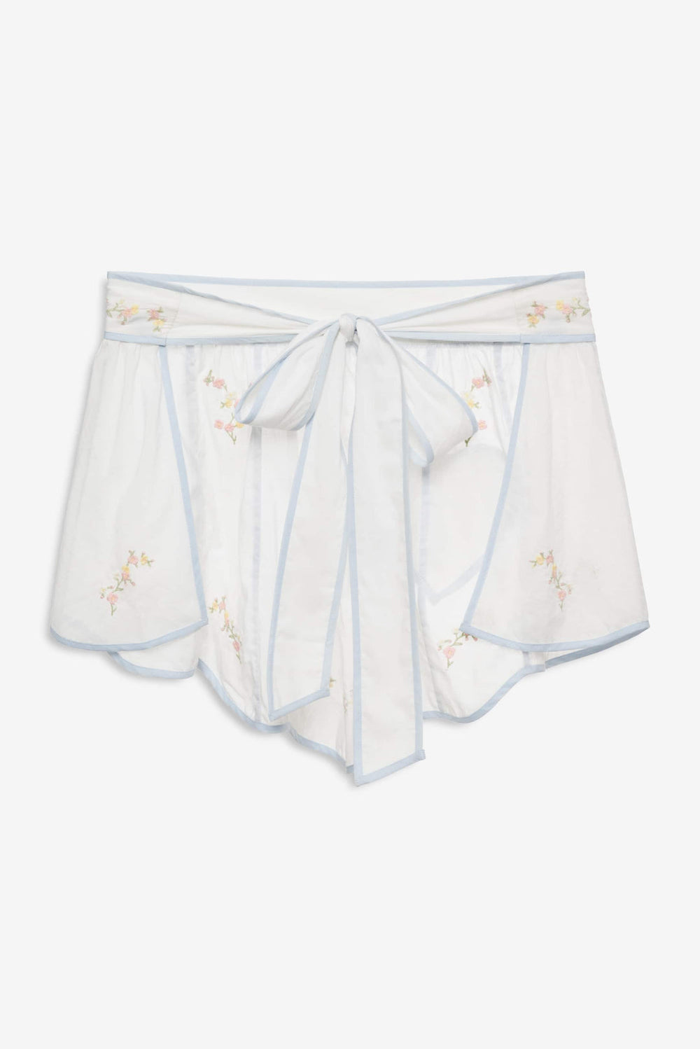 Women Baby Bows Apron - White