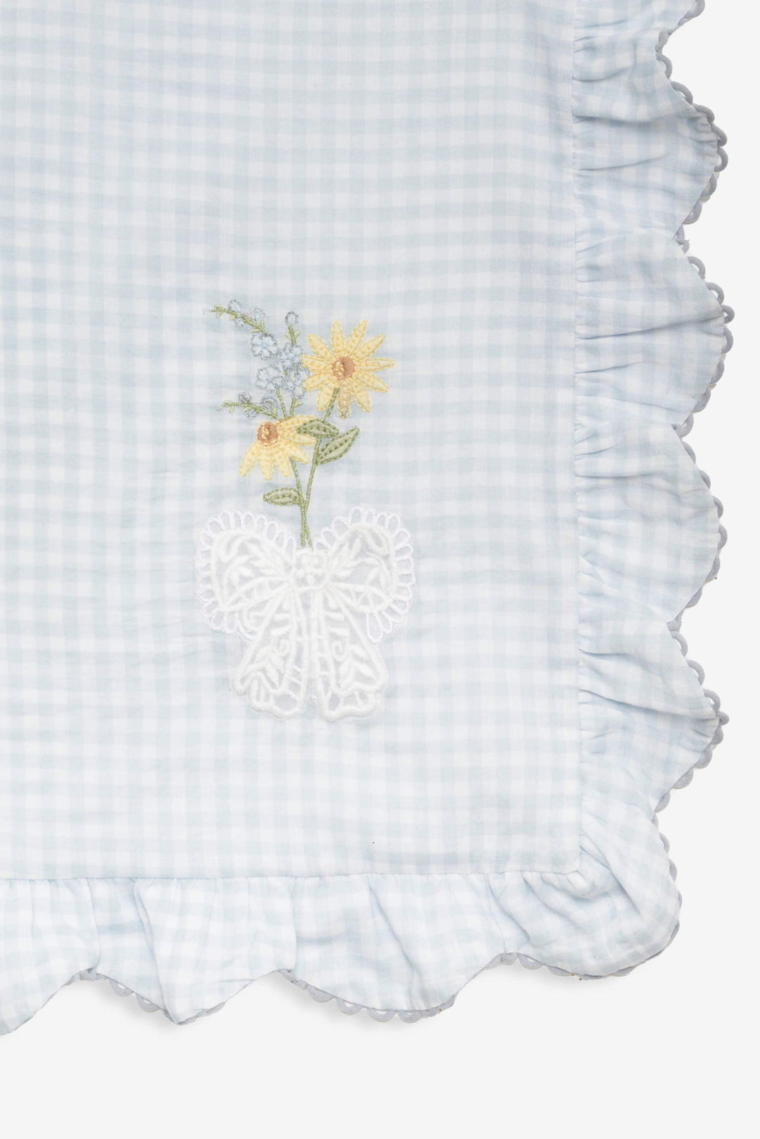 Women Bluebell Gingham Placemats - Blue