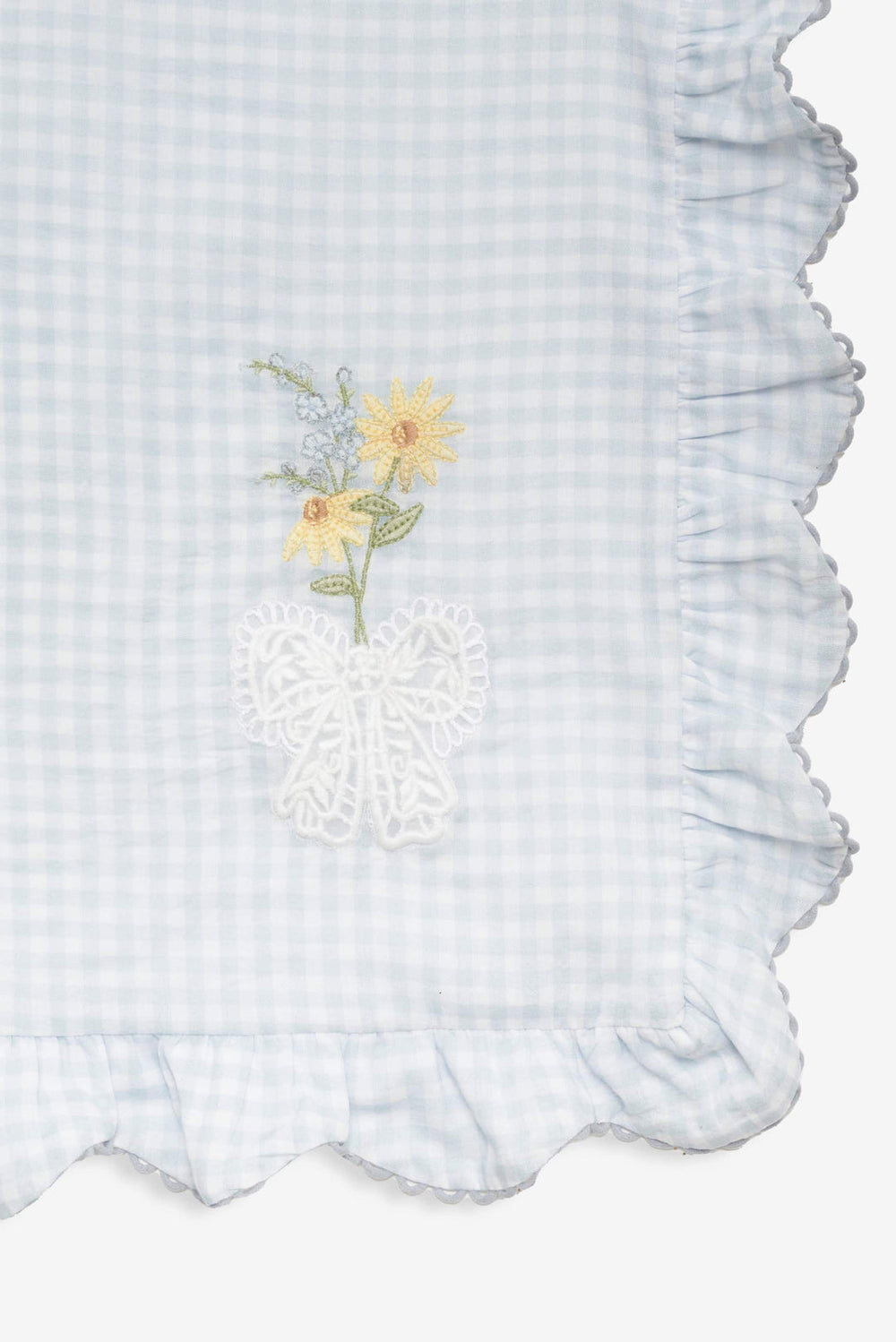 Women Bluebell Gingham Placemats - Blue