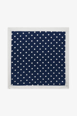 Women Seaside Dot Headscarf - Navy