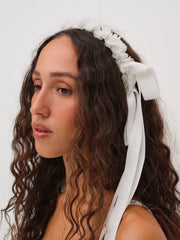 Women Addison Flower Crown - White