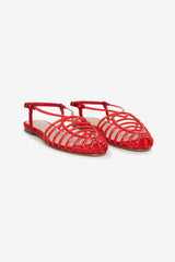 Women Penny Flat - Red