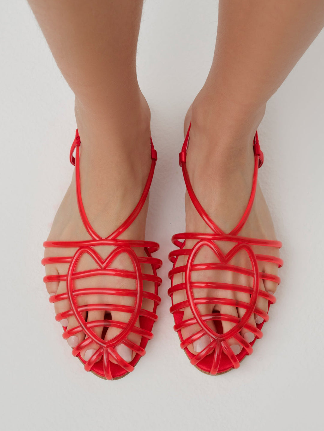 Women Penny Flat - Red