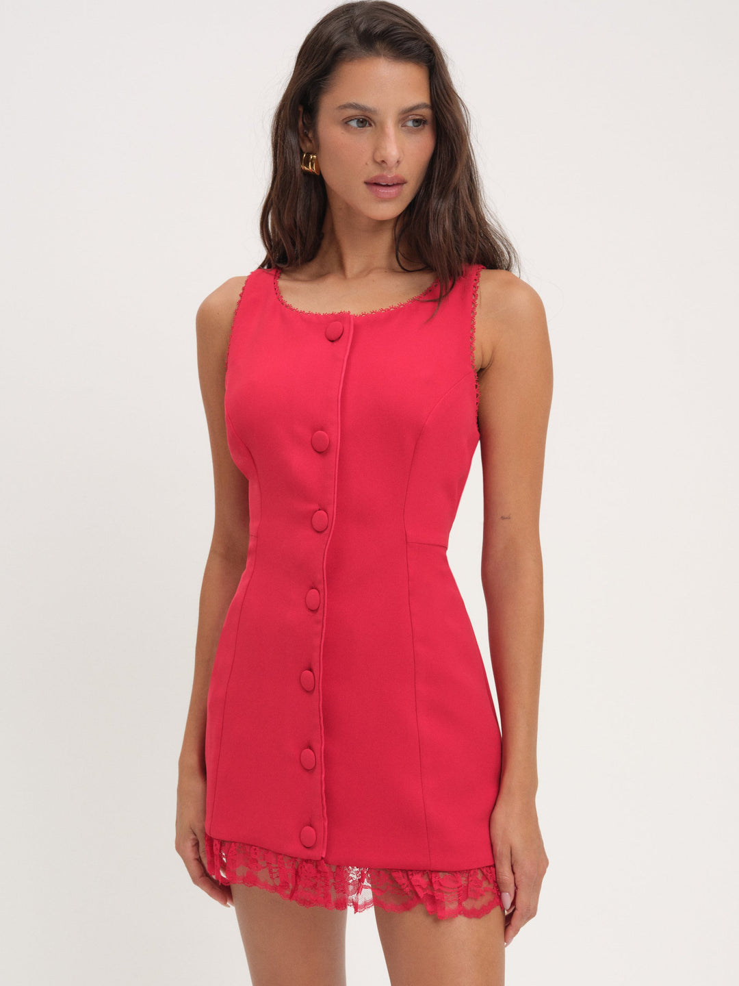 Women Venus Mini Dress - Red