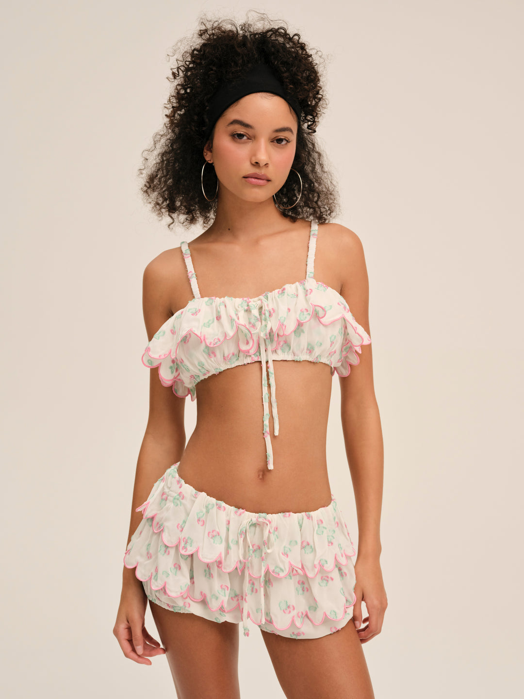 Women Gidget Bloomer Short - White