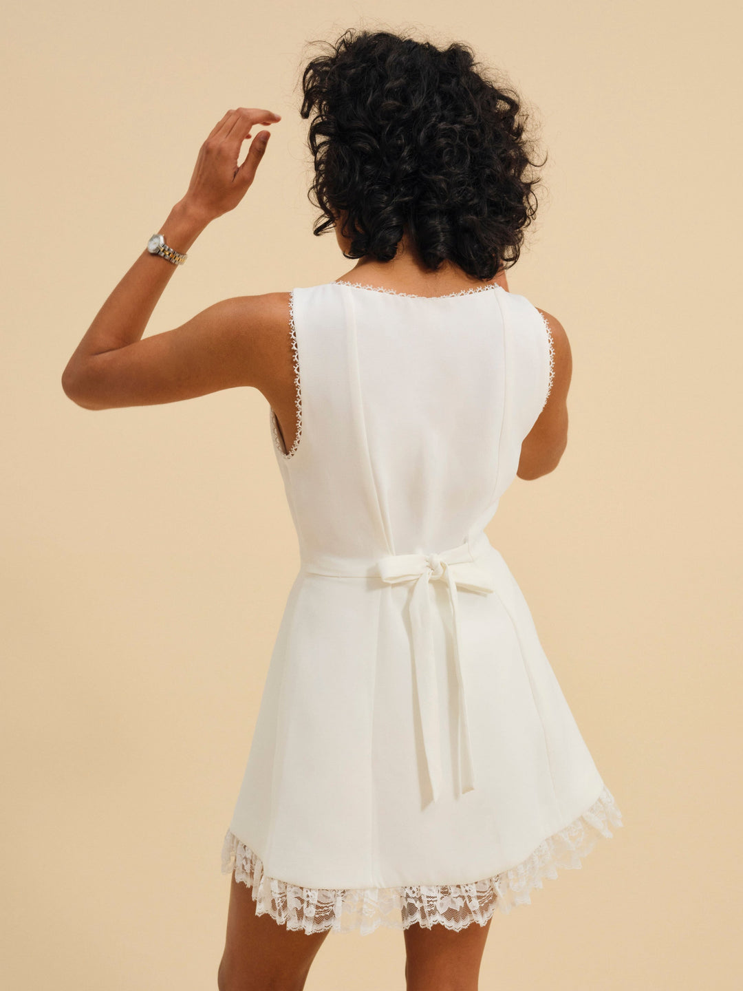 Women Venus Mini Dress - White