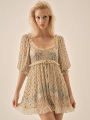 Women Spellbound Rose Mini Dress - Pale Pink