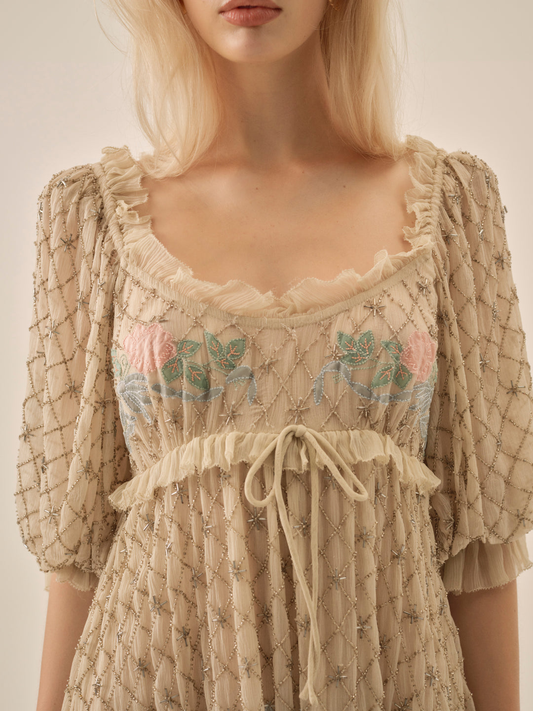 Women Spellbound Rose Mini Dress - Pale Pink