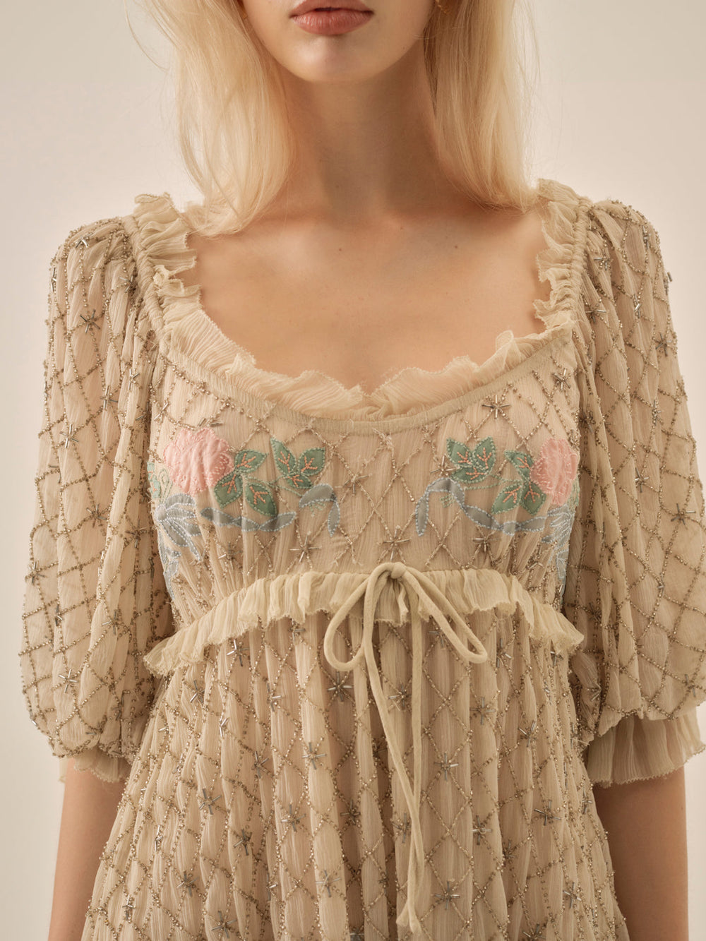Women Spellbound Rose Mini Dress - Pale Pink