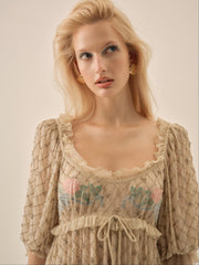 Women Spellbound Rose Mini Dress - Pale Pink