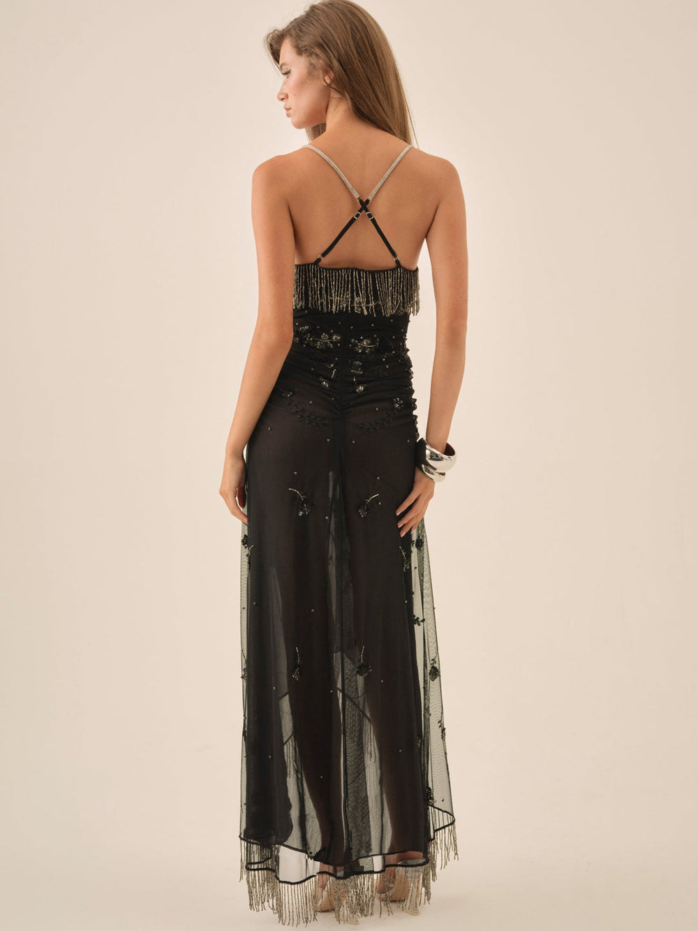 Women Cher Maxi Dress - Black