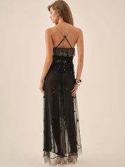 Women Cher Maxi Dress - Black