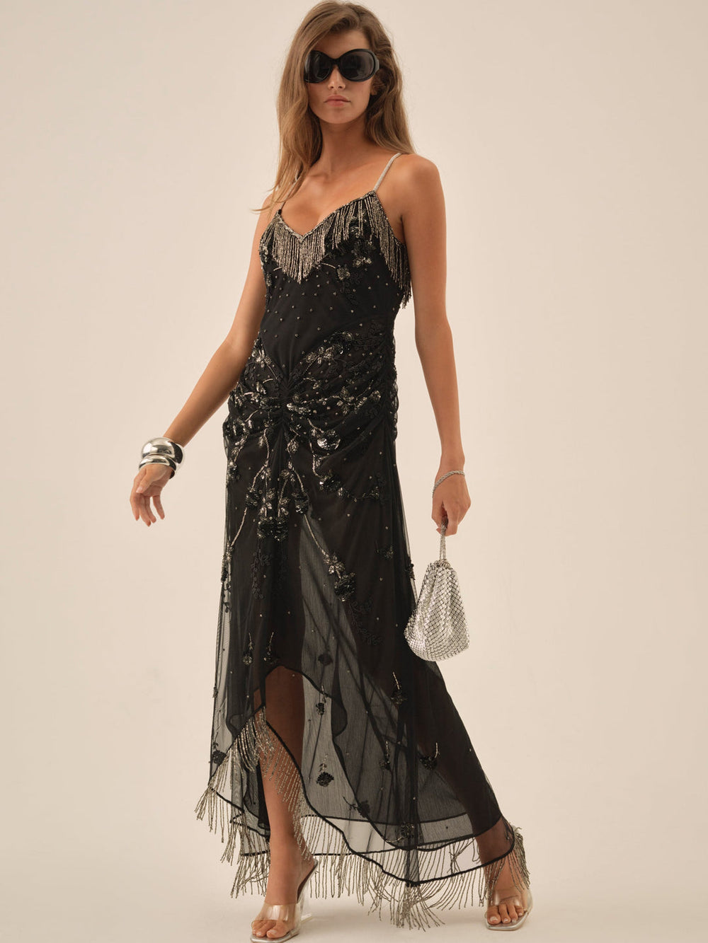 Women Cher Maxi Dress - Black