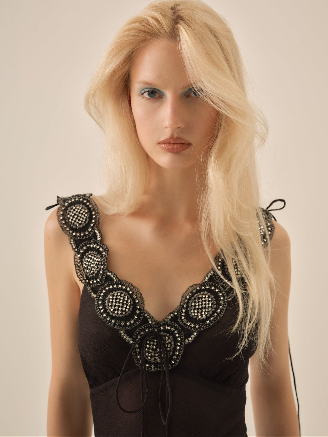 Women Willa Silk Gown - Black