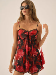 Women Tatum Mini Dress - Red