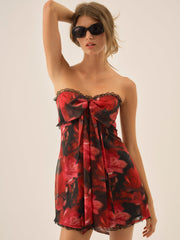 Women Tatum Mini Dress - Red