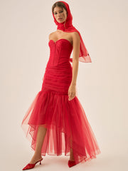 Women Serafina Gown - Red