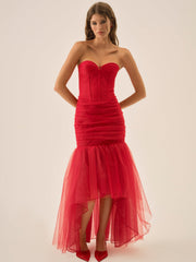 Women Serafina Gown - Red