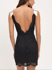 Women Lakeside Mini Dress - Black
