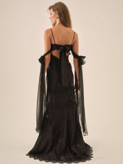 Women Rita Lace Gown - Black