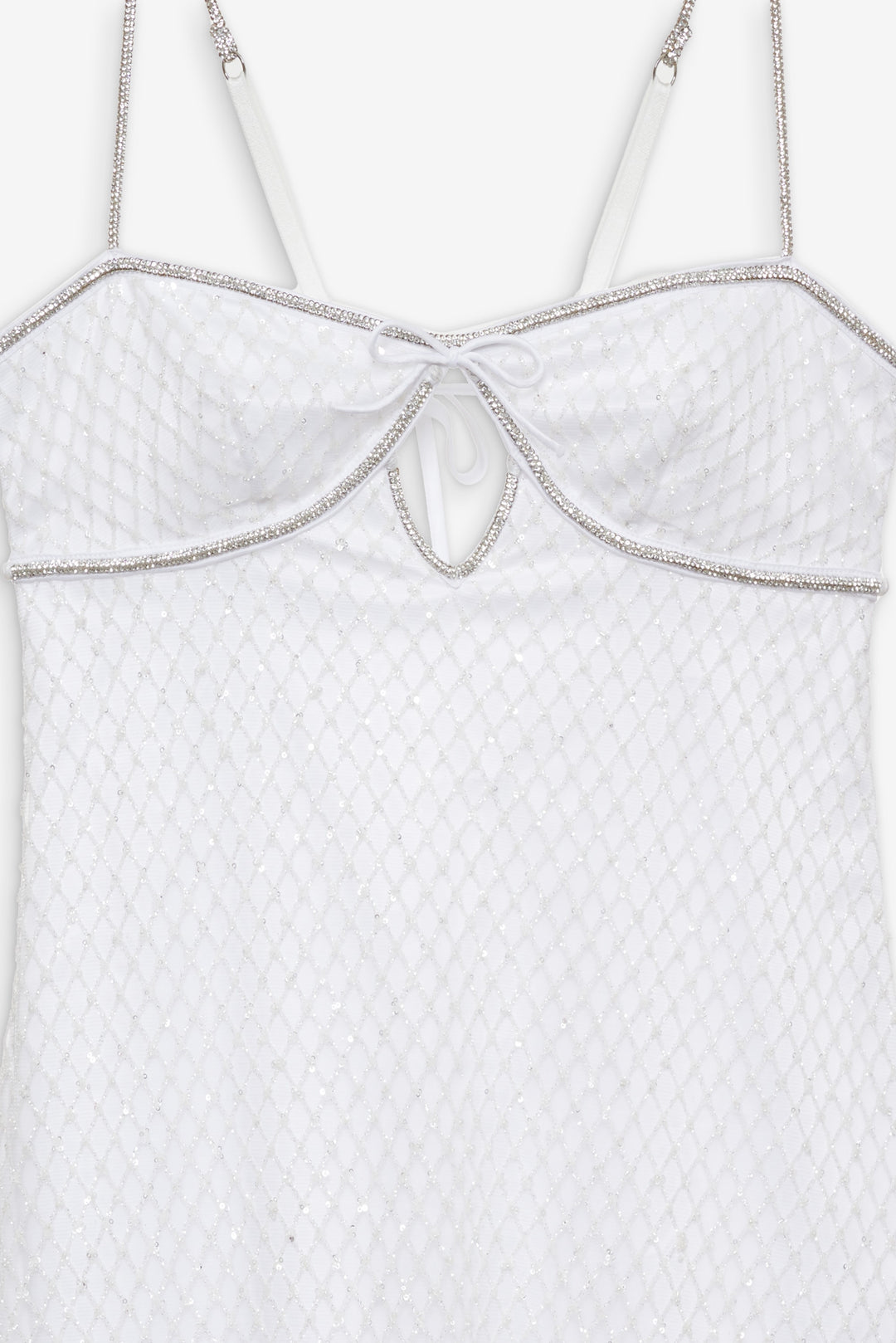 Women Glitter Slip Dress - White