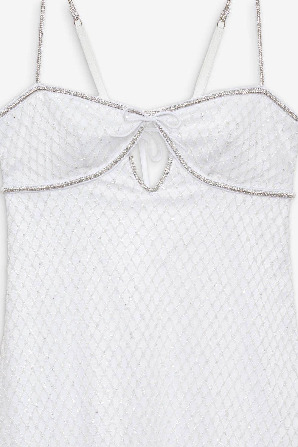 Women Glitter Slip Dress - White