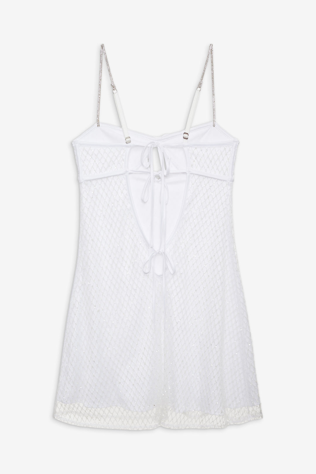 Women Glitter Slip Dress - White