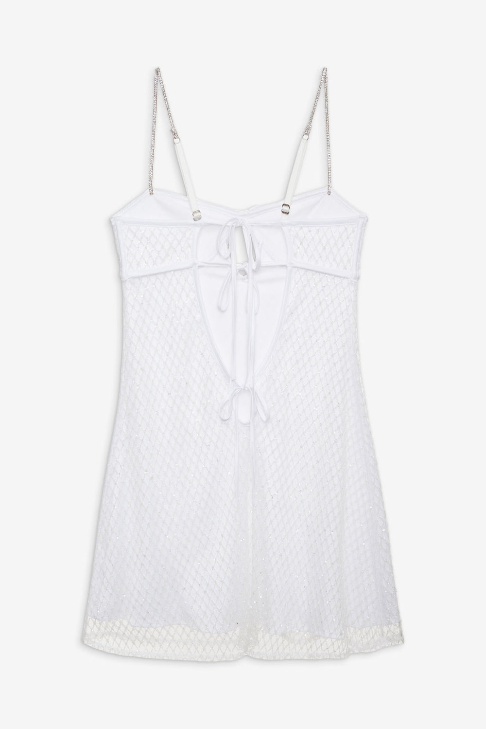 Women Glitter Slip Dress - White