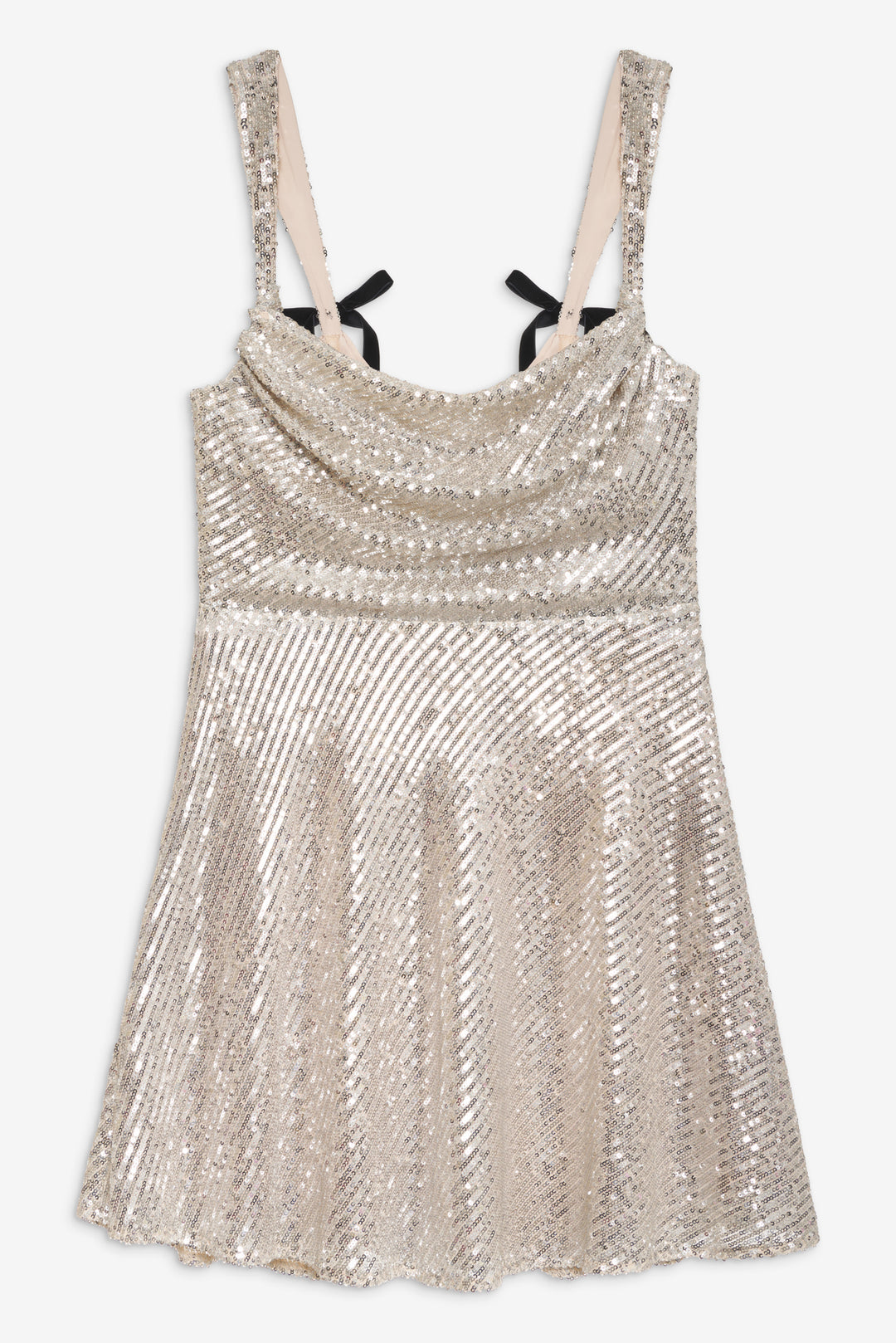 Women Candice Mini Dress - Silver