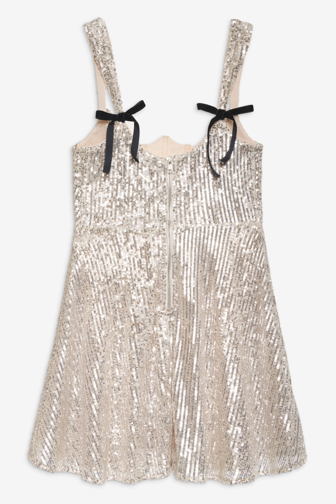 Women Candice Mini Dress - Silver