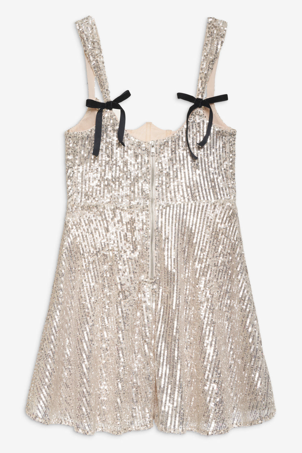 Women Candice Mini Dress - Silver