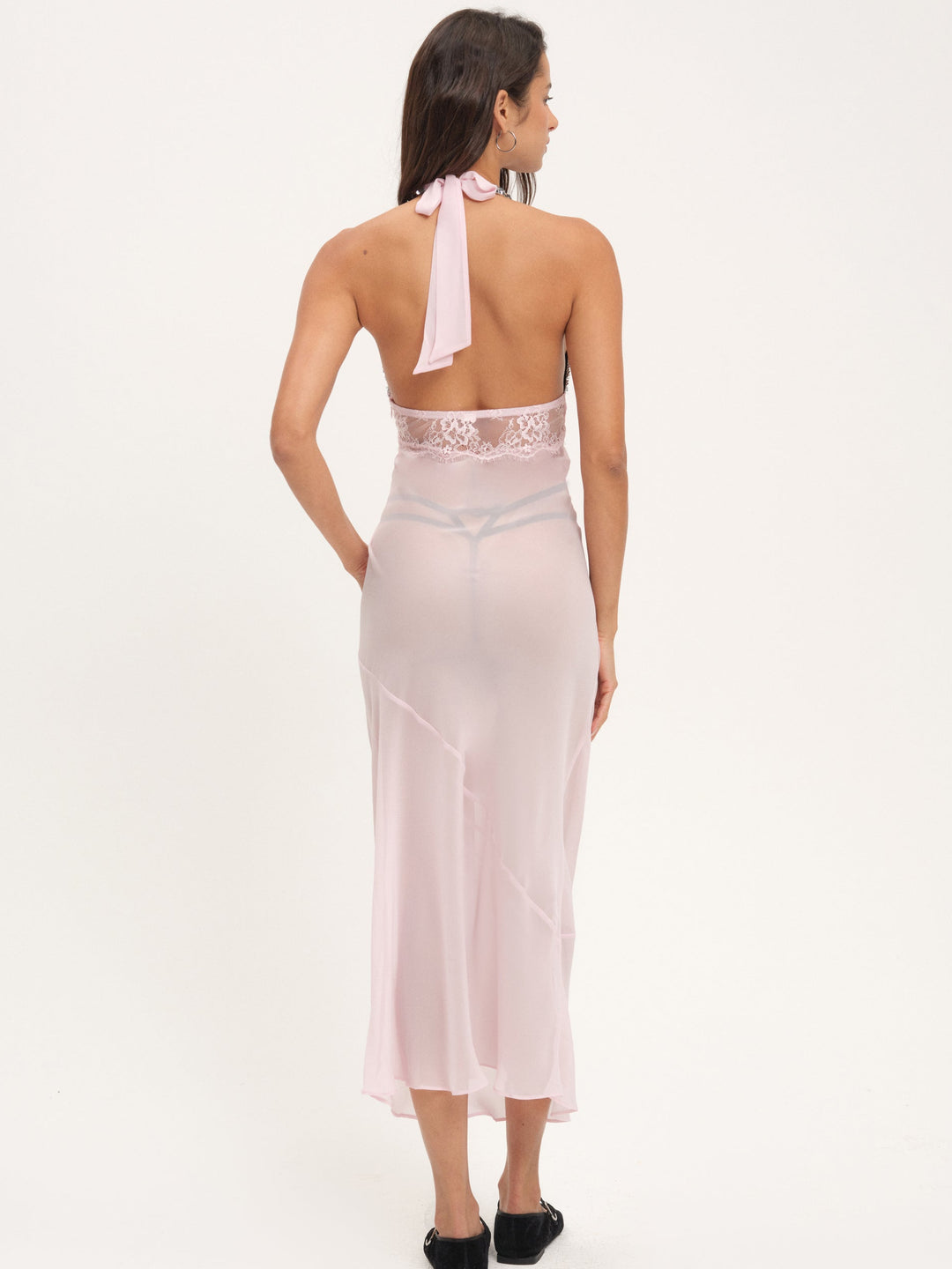 Women Maia Maxi Slip Dress - Pink