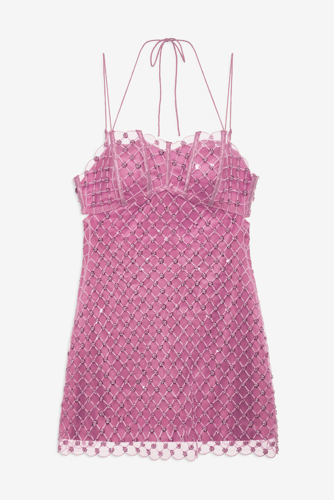 Women Dazzle Me Slip Dress - Pink