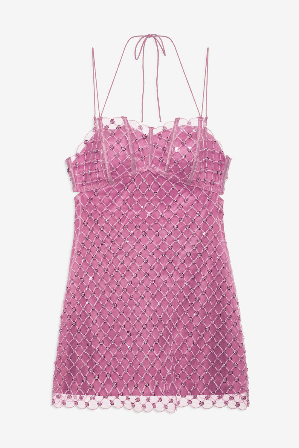 Women Dazzle Me Slip Dress - Pink