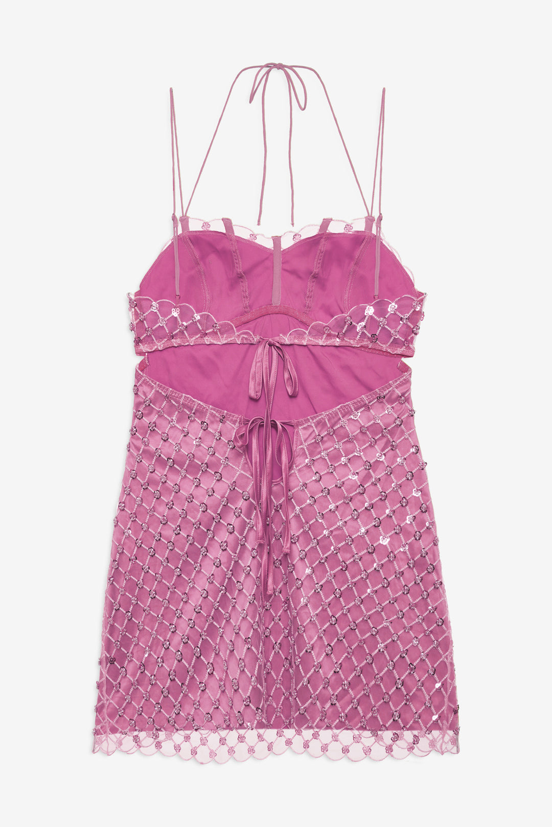 Women Dazzle Me Slip Dress - Pink