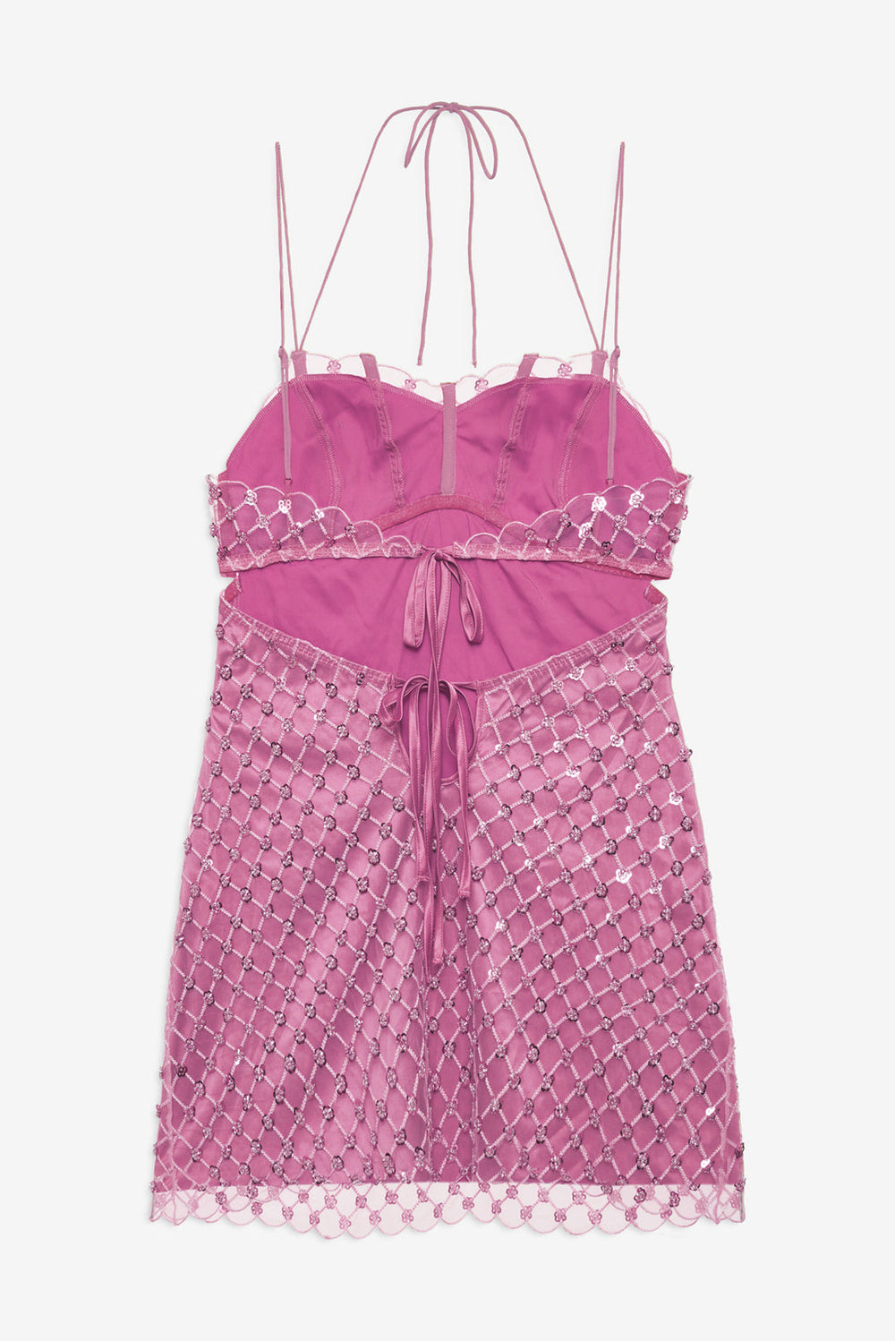 Women Dazzle Me Slip Dress - Pink