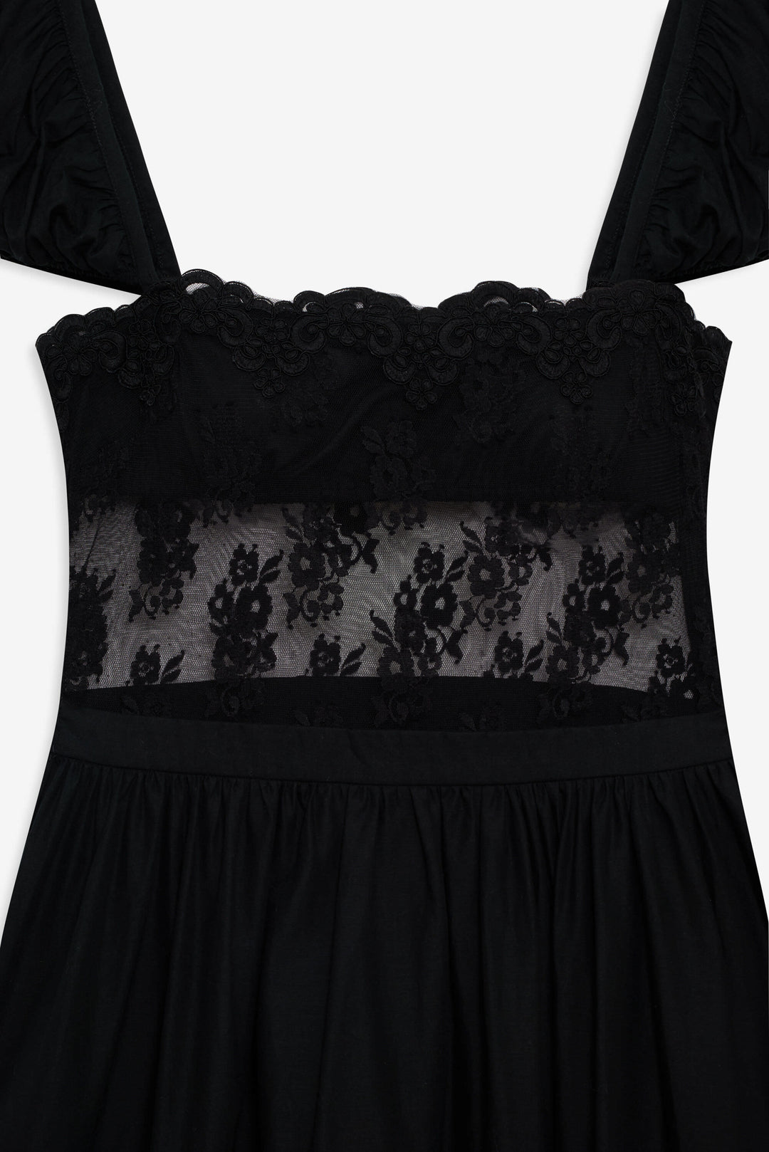 Women Liya Lace Midi Dress - Black