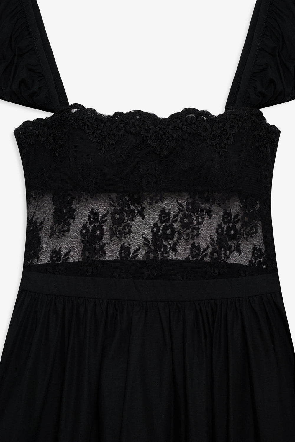 Women Liya Lace Midi Dress - Black