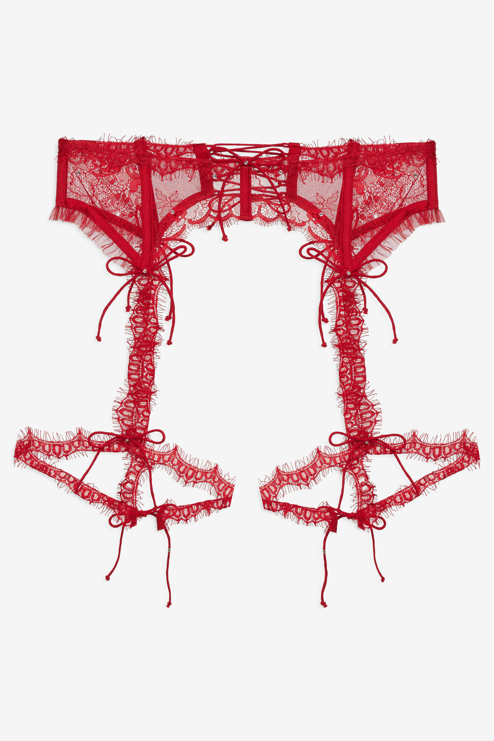 Women Sonja Garter Belt - Red