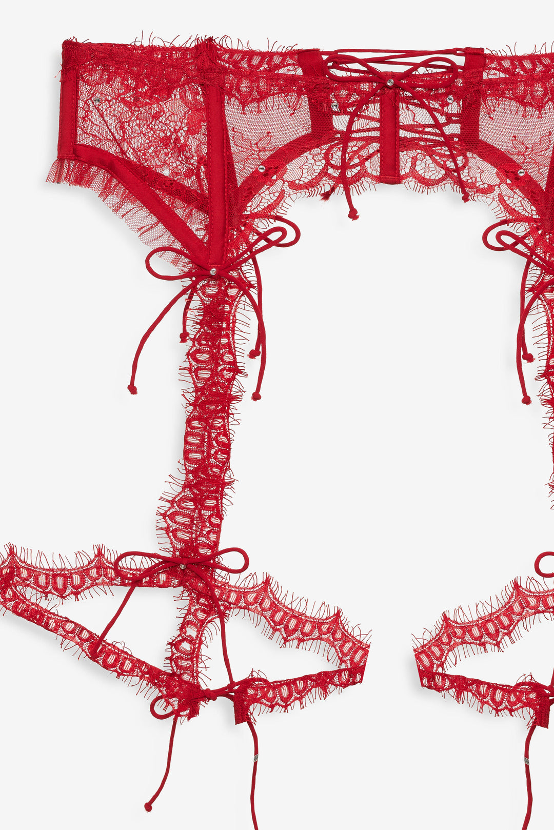 Women Sonja Garter Belt - Red