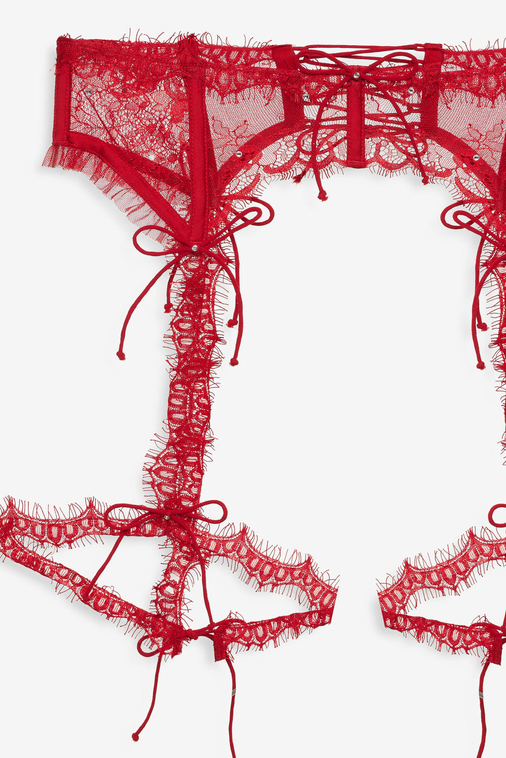 Women Sonja Garter Belt - Red