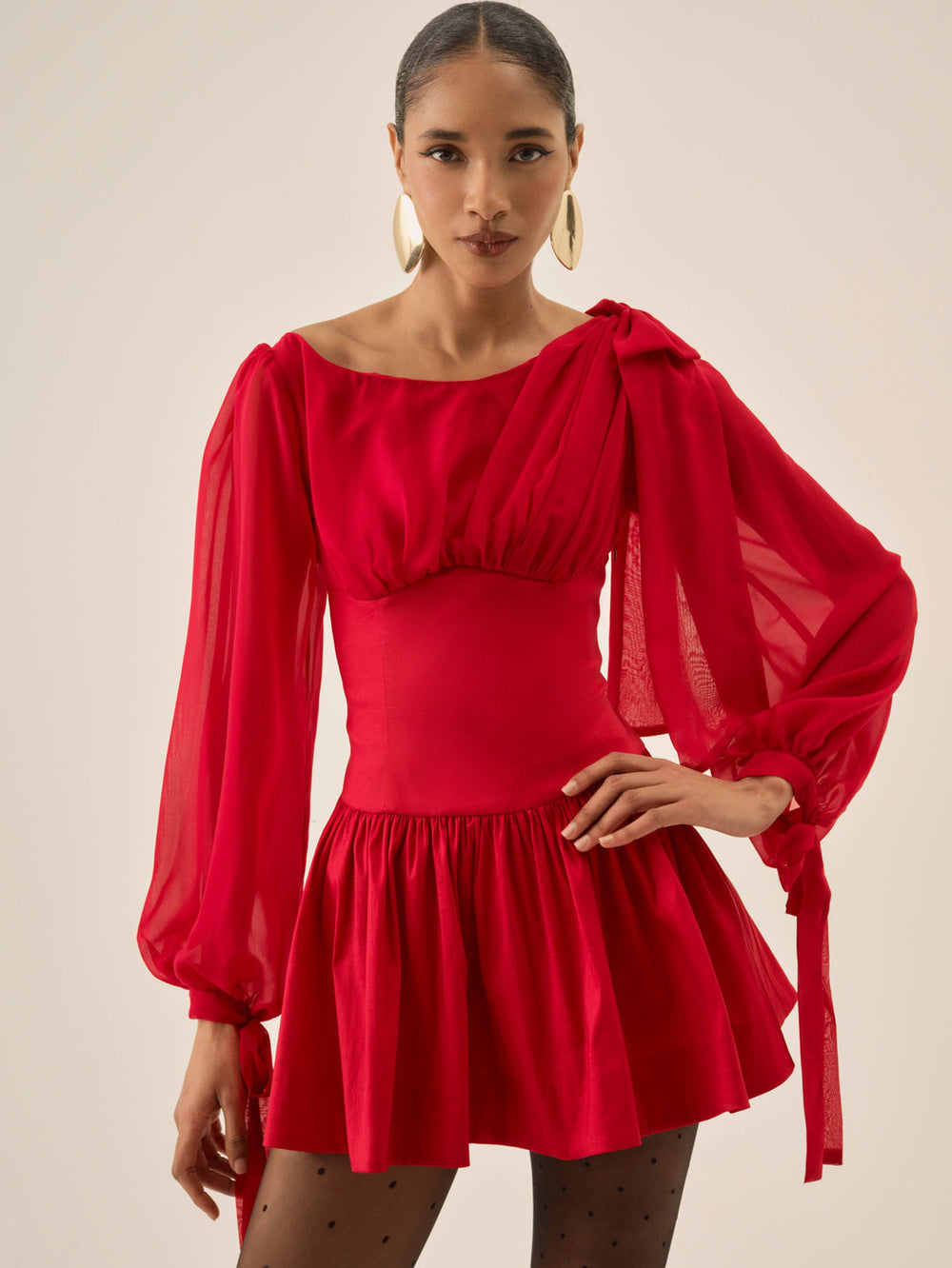 Women Lucia Mini Dress - Red