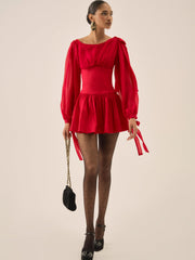 Women Lucia Mini Dress - Red