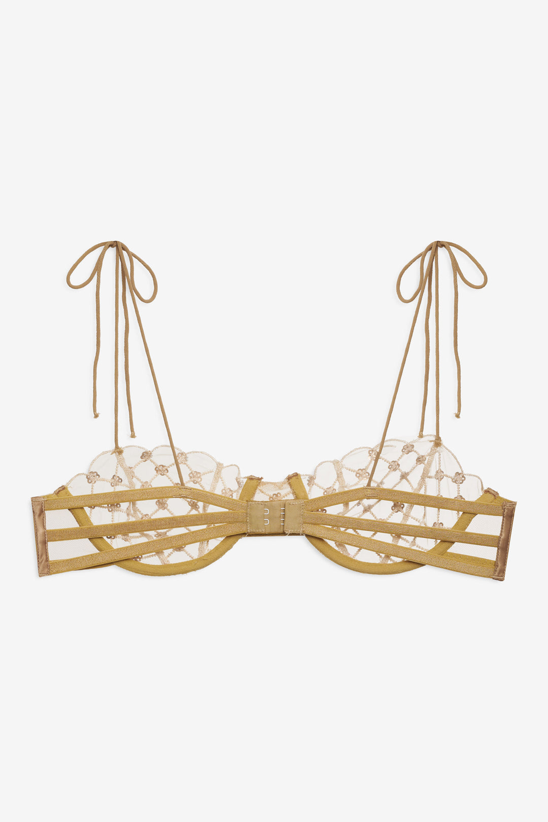 Women Dazzle Me Underwire Bra - Gold