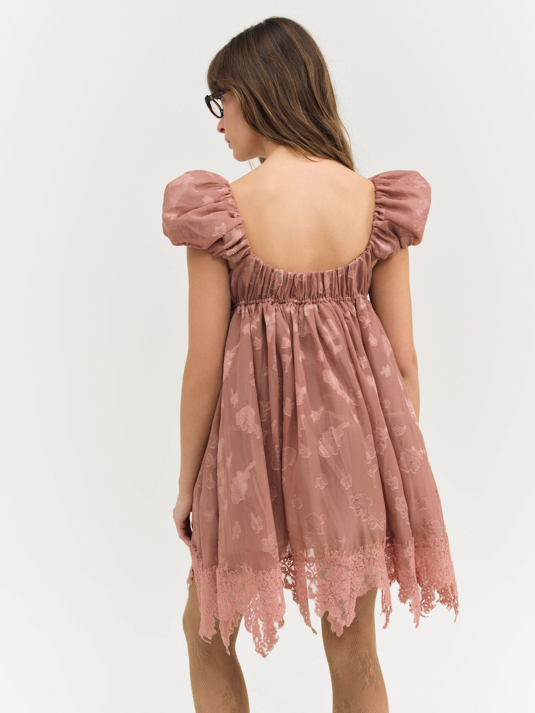 Women Olivia Mini Dress - Mahogany