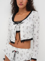 Women Fawn Cardigan - White