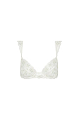 Women Baby's Breath Underwire Bra - Ivory
