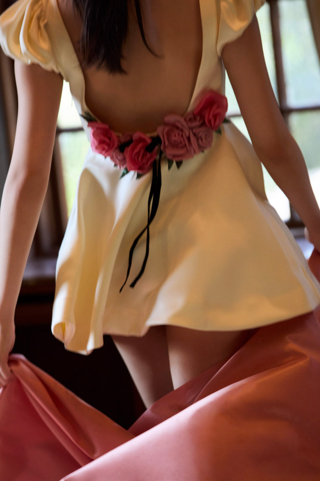 Women Rosalie Mini Dress - Cream