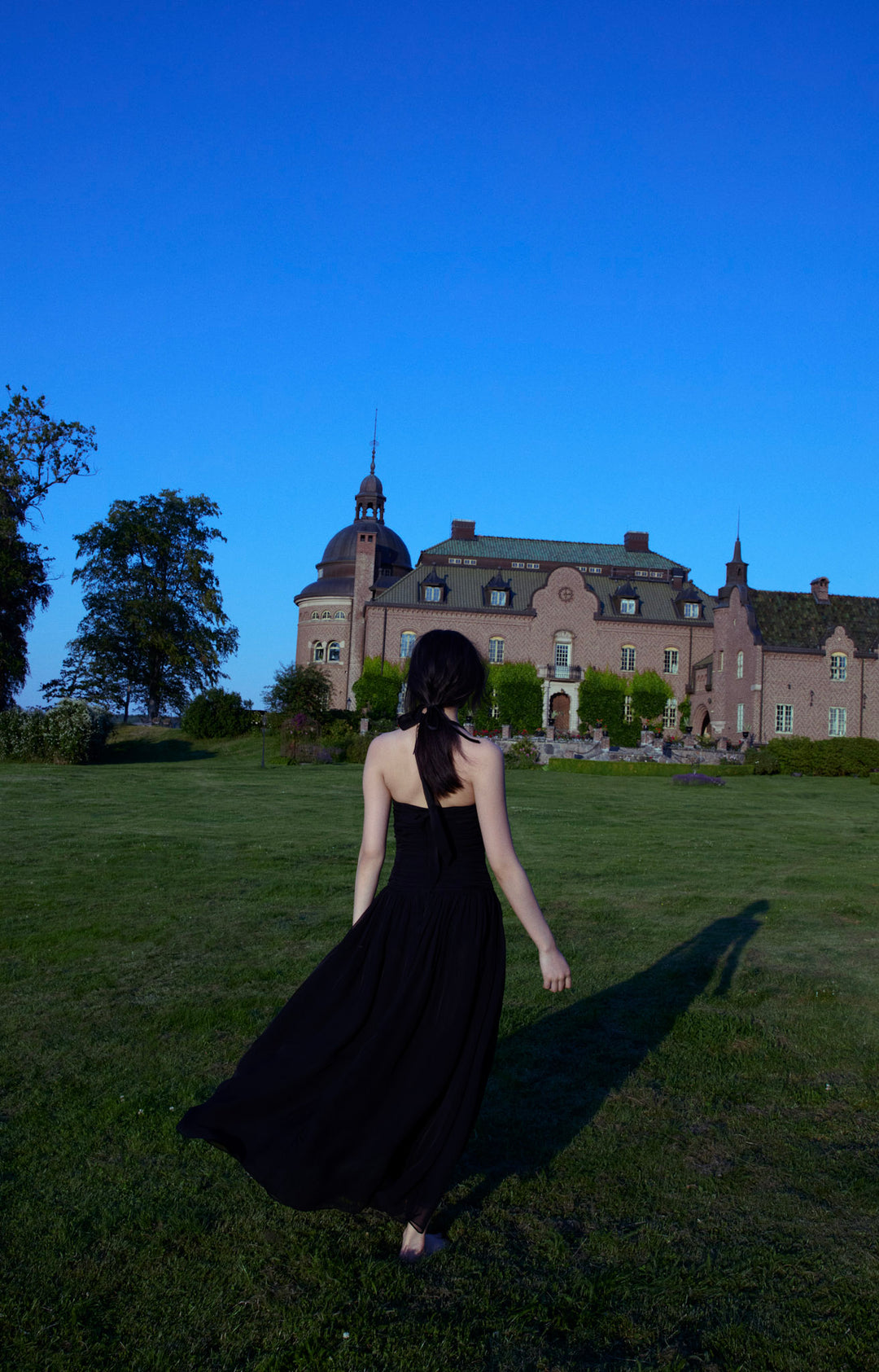 Women Ophelie Organza Maxi Dress - Black