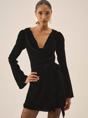 Women Lucinda Mini Dress - Black